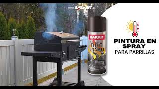 ¡Transforma tu Parrilla Harris Spray Alta Temperatura para BBQ  BAUMART [upl. by Ecnahoy]