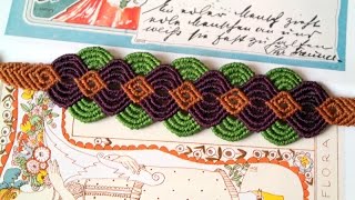 A Colorful Macrame Bracelet [upl. by Gerstner]