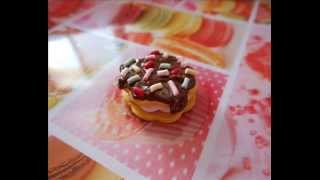 Tutorial dolcetto al cioccolato tutorial polymer clay [upl. by Adnawad]