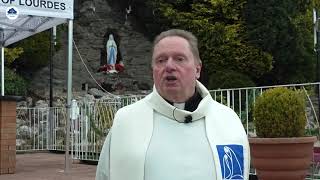 Fr Grant important announcement about outdoor Masses and Rosary at Carfin Grotto with Pope Francis [upl. by Thema596]