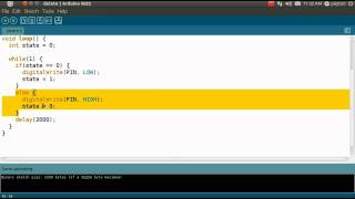 Square waveform generation tutorial using Arduino UNO and UbuntuLinux [upl. by Siriso]