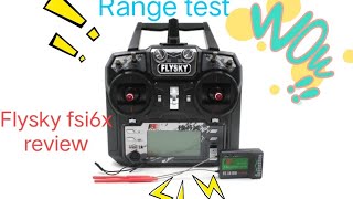 Flysky fsi6xi6 and fsia10s transmitter and receiver detail review and unboxingreal range test [upl. by Atsillak343]