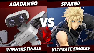 PreKagaribi WINNERS FINALS  Abadango ROB Vs Sparg0 Pyra Mythra Smash Ultimate  SSBU [upl. by Marietta997]