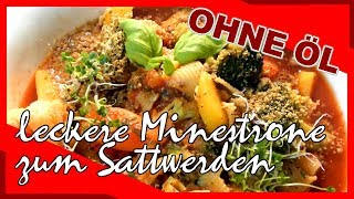 HerbstRezept kräftige Minestrone  selbstgemachter quotParmesanquot  italienische Gemüsesuppe m Nudeln [upl. by Lativa946]