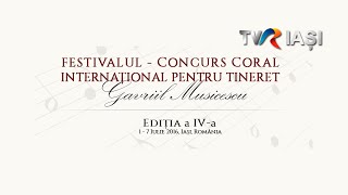 Gala Festivalului  Concurs Coral Internațional pentru Tineret „Gavriil Musicescu” 2016 [upl. by Yenaj]