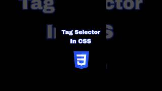 Tag Selector In CSStrendingshortsvideoviralcss3animationcsseffectsselectortags [upl. by Lusa104]