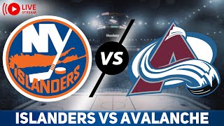 New York Islanders vs Colorado Avalanche LIVE GAME REACTION amp PLAYBYPLAY [upl. by Dur459]