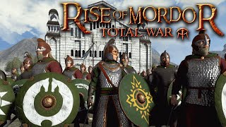 NEW Gondor Settlement Epic Siege Battle  Total War Rise of Mordor [upl. by Hamforrd239]