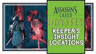 Assassins Creed Odyssey All Keepers Insight Locations Underworld The Fate of Atlantis [upl. by Aidin]