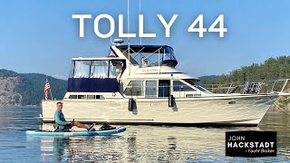 1989 Tollycraft 44 Cockpit Motoryacht Boat for sale in LaConner Washington [upl. by Jeni91]