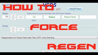 How to force dpf regen on vw tdi [upl. by Enalb]