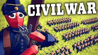 Huge CIVIL WAR Battles TABS American Civil War [upl. by Berger]