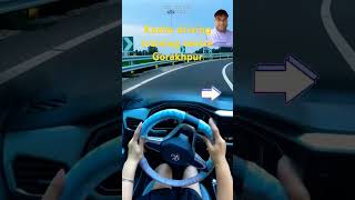 traffic automobile driving skills tips shots Kanha driving Gorakhpur [upl. by Anad27]