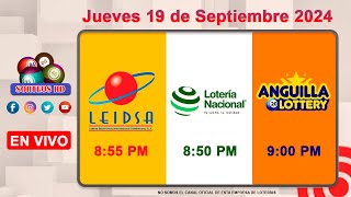 Lotería Nacional LEIDSA y Anguilla Lottery en Vivo 📺│Jueves 19 de Septiembre 2024  855 PM [upl. by Novihc]