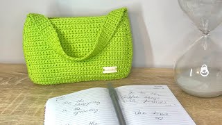 How to Crochet a Handbag Bag Purse Easy Beginner Friendly Step by Step [upl. by Akeemat]