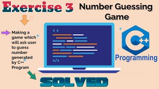 Solution of Programming Exercise 3  Number Guessing Game  C Course [upl. by Cliffes259]