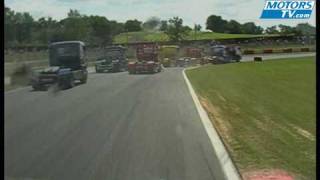 Accident European Truck Racing 2009 Nogaro [upl. by Vargas]