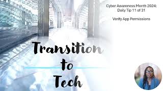 Cyber Awareness Month2024 Tip 11 Verify App Permissions [upl. by Aehcsrop]