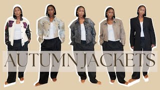 AutumnFall Outerwear Try On  My Autumn Jacket Collection  Shade Loso [upl. by Pompea201]