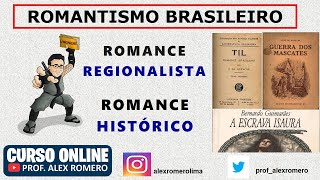 ROMANTISMO  PROSA HISTÓRICA E REGIONALISTA [upl. by Debarath614]