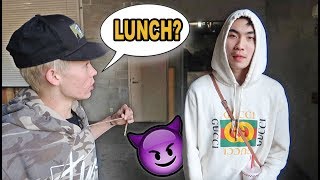 FINALLY Taking RiceGum to Lunch FIRST TIME MEETING [upl. by Ahsined]