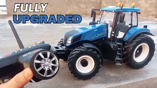 Fully Upgraded Maisto 116 Scale New Holland Tractor  First Drive [upl. by Jehiel]