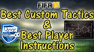 The Best Custom Tactic amp Player Instructions for 352  Best Formation in FIFA 15  TUTORIAL [upl. by Jarlathus]