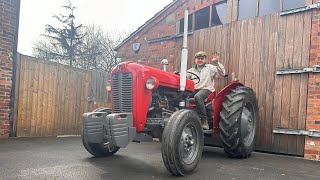 How to service a Massey Ferguson 35 35x and Massey Ferguson 135 [upl. by Lally]