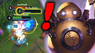 SUPER ANNOYING BLITZCRANK SUPPORT CARRY IN SEASON 14 [upl. by Lienet810]