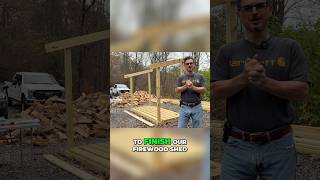 How to Build a Durable Firewood Shed StepbyStep Progress Update [upl. by Edmead161]