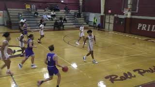 Port Chester Rams Varsity Basketball Team vs Ossining High School [upl. by Aydan]