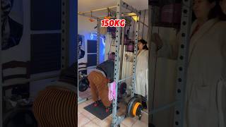 MASSIMALE STACCO💪🏻 powerlifting legday legworkout mamma palestra gym gymtok homeworkout [upl. by Ycnan]