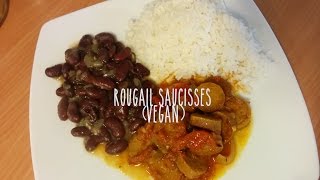 Rougail saucisses  Recette végane [upl. by Brelje]