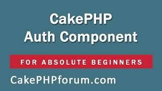 CakePHP 254 Basics Tutorial for Beginners  Blog Application  19  Baking Users Auth Component [upl. by Jesh]