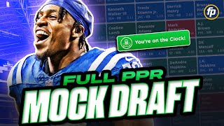 ITS MOCK DRAFT SEASON ⎮ Full PPR Mock Draft 2024 Fantasy Football [upl. by Tuinenga]