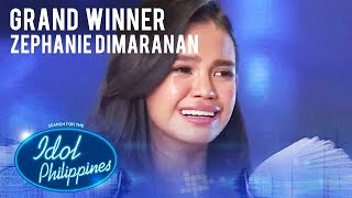 Zephanie Dimaranan wins Idol Philippines 2019 The Final Showdown  Idol Philippines 2019 [upl. by Roee]