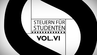 Vol VI  Studienkosten absetzen  Steuern für Studenten [upl. by Sholeen17]