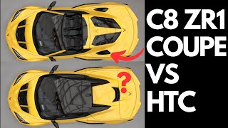 C8 ZR1 Coupe vs Convertible No Intakes means less HP [upl. by Barrington39]