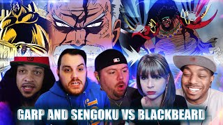 Blackbeards Crew vs Sengoku and Garp  Reaction Mashup [upl. by Meir]