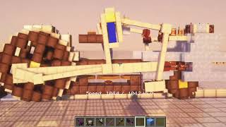 Longest Train Using my New Design Minecraft Create X VS2 [upl. by Atenek]