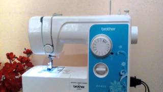 How to thread a Sewing Machine  BrotherJS1410 [upl. by Octave512]