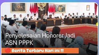 🔴 ALHAMDULILLAH PENGANGKATAN HONORER MENJADI PPPK 2024 DIKABINET MERAH PUTIH [upl. by Adnana151]