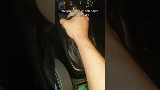 Putting standard car in reverse shorts stickshift [upl. by Amuh]