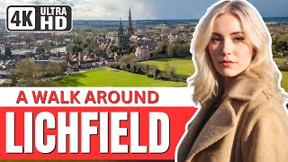 Experience PURE RELAXATION in Lichfield with this 4K Walk [upl. by Teage266]