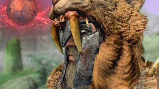 Skyrim SE Builds  Hircines Champion  Savage Hunter Modded Build [upl. by Gorey]