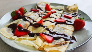 How to make Crepes  Easy French Crepes Recipe [upl. by Naesar980]