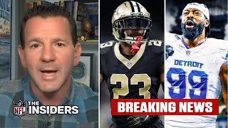 NFL Insiders BREAKING Lions bolster defense with ZaDarius Smith Commanders land Marshon Lattimore [upl. by Barmen519]