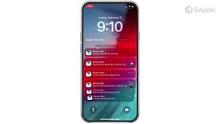 Controlling Swann Security App Notifications Mar 2023 [upl. by Aliakim]