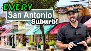 EVERY San Antonio Suburb You Need to Know [upl. by Elsy]