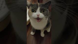 Asking for food shortvideo cat trending viralvideo [upl. by Nwhas871]